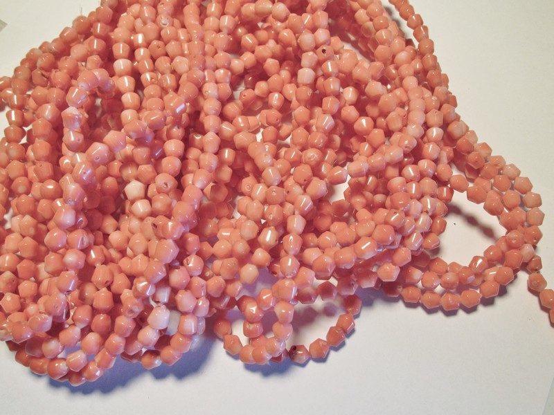 (image for) Salmon shell beads #1517